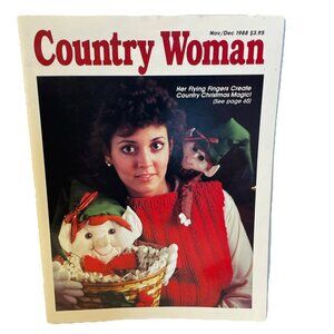 Country Woman Magazine Nov. Dec. 1988 Vol 18 No. 6 Cooking Crafts Design